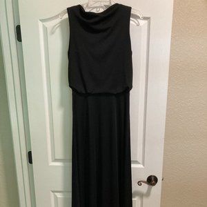 Full Length Black Evening Dress